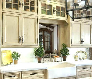 Call Ed Neir Construction to remodel your kitchen with beautiful cabinets and unique hardware.