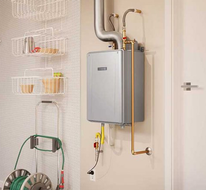 Call Ed Neir for tankless water heater installation.